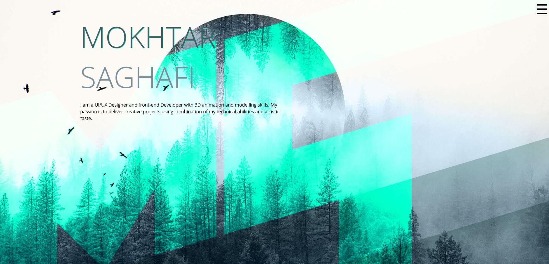 mokhtar saghafi geometric webdesign