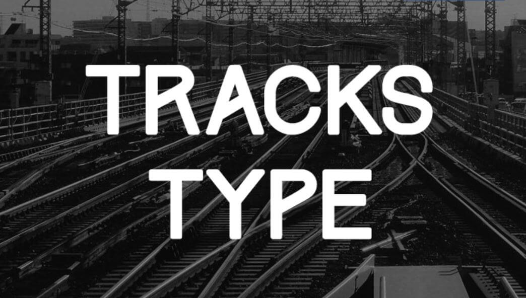 tracks webfont